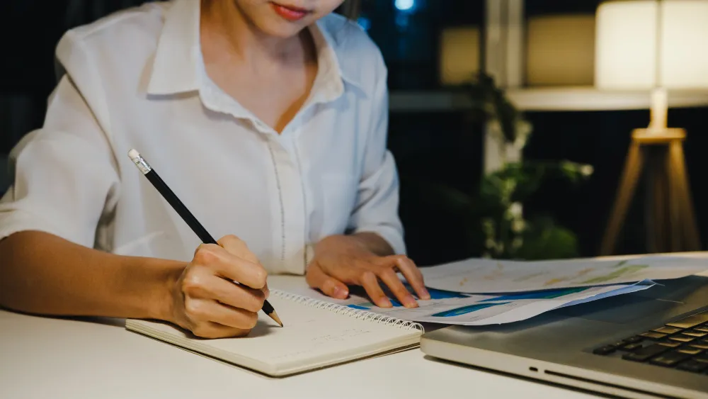company employee writing strategy