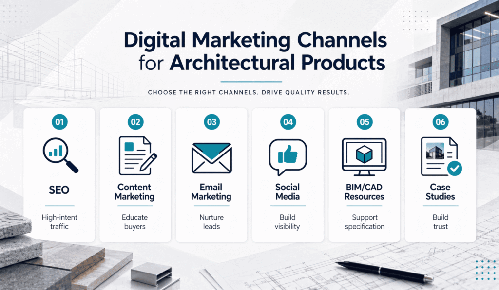 Marketing for architectural products