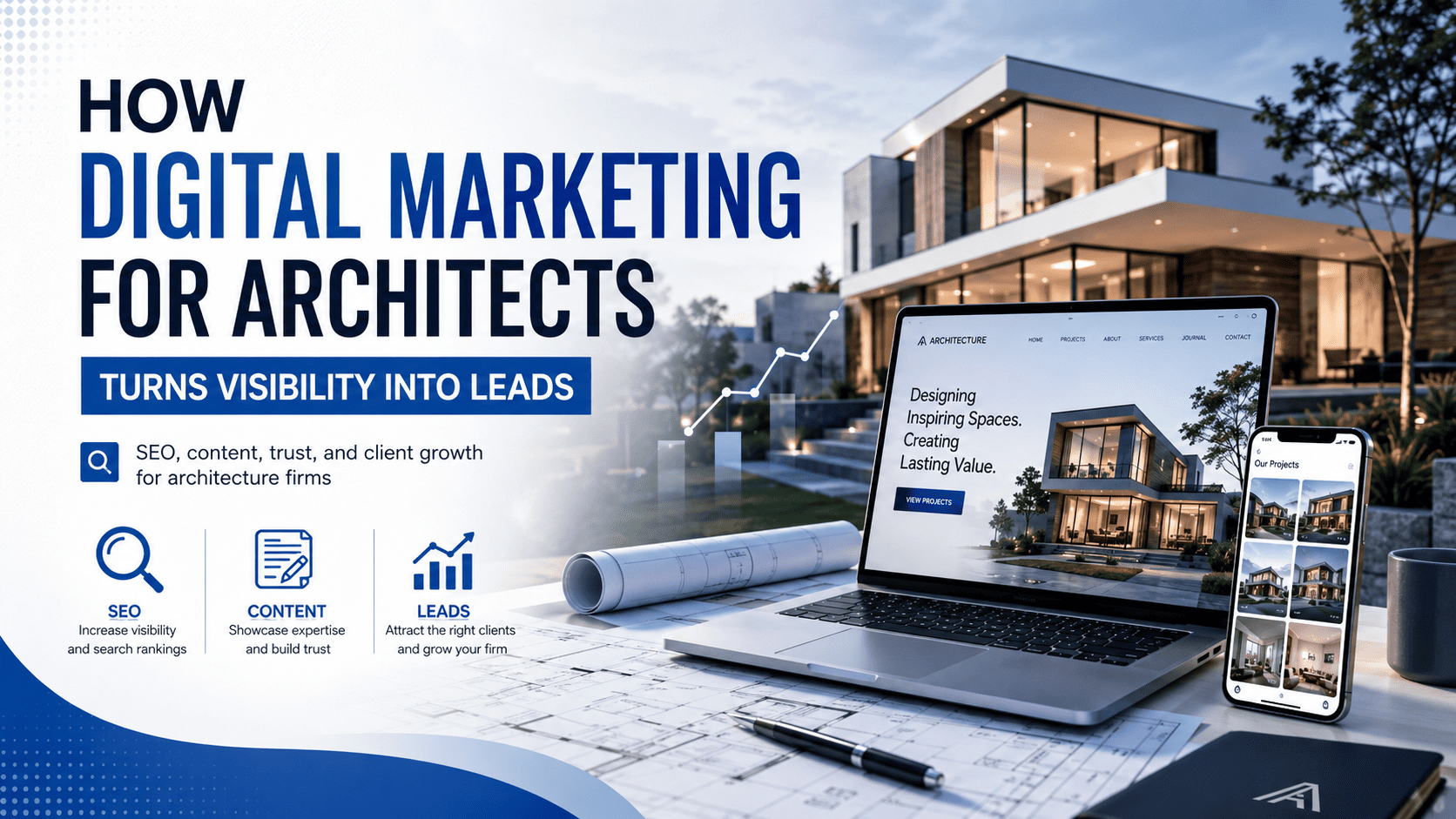 Digital Marketing for Architects: How Architecture Firms Attract Better Clients Online
