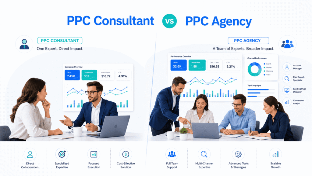 PPC Consultant vs PPC Agency
