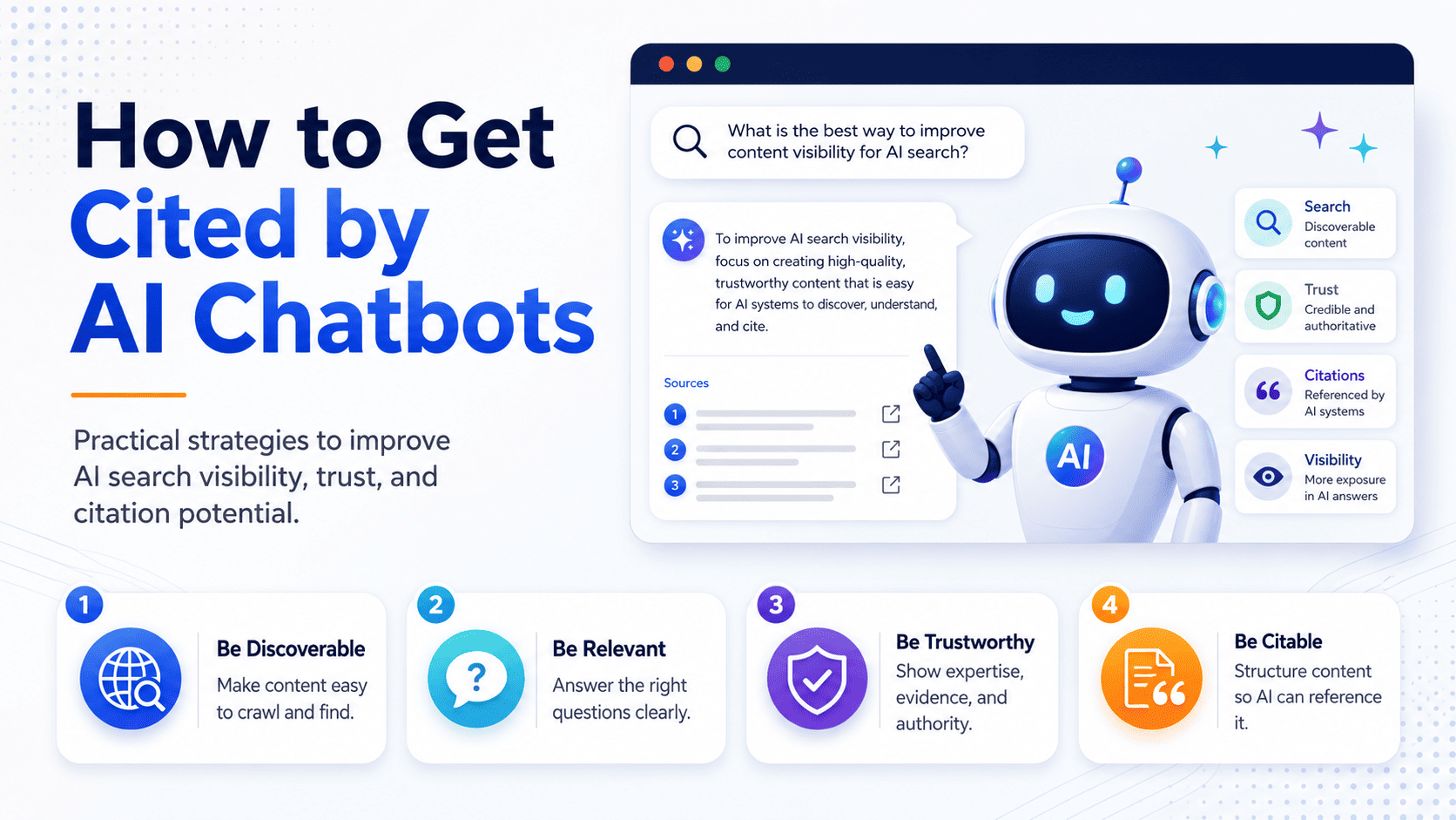 How to Get Cited by AI Chatbots: Proven Strategies for Better Visibility