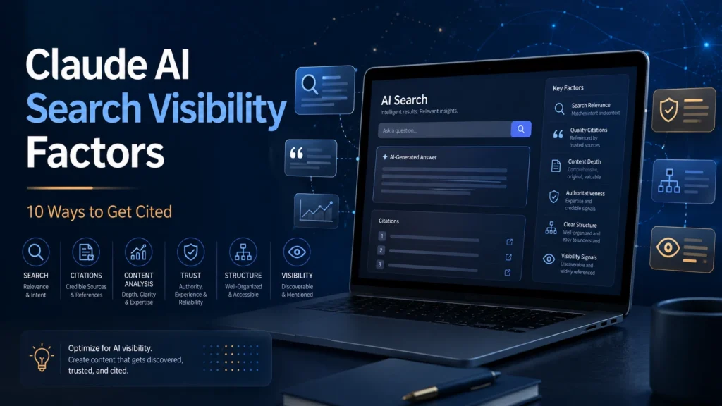 Claude AI Search Visibility Factors