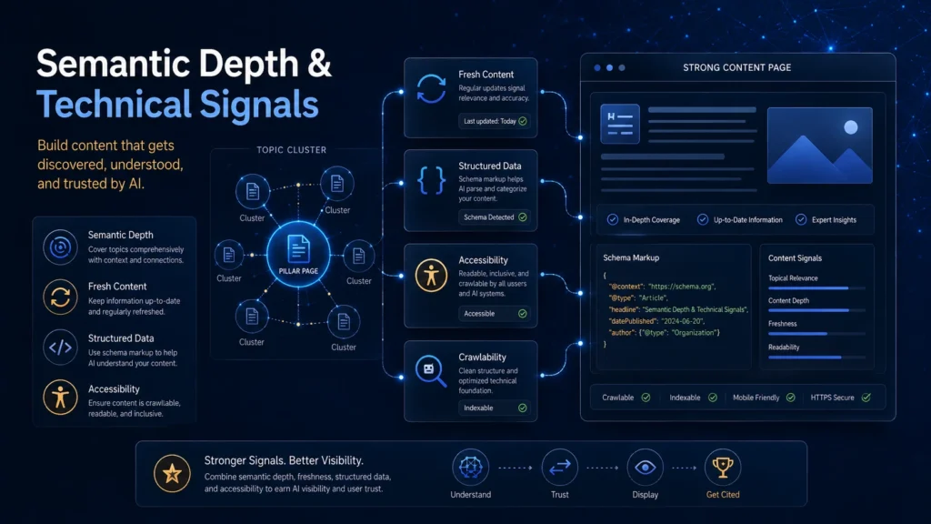 Technical Accessibility of content to cite for ai
